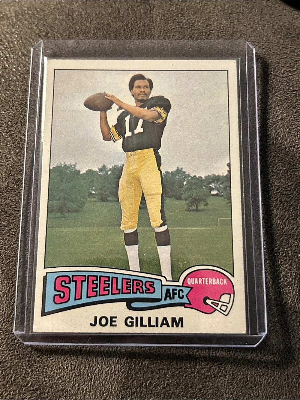 Joe Gilliam Rookie 1975 Topps #182 Pittsburgh Steelers